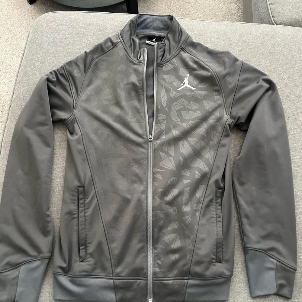 Jordan Brand Men's Gray Zip Up